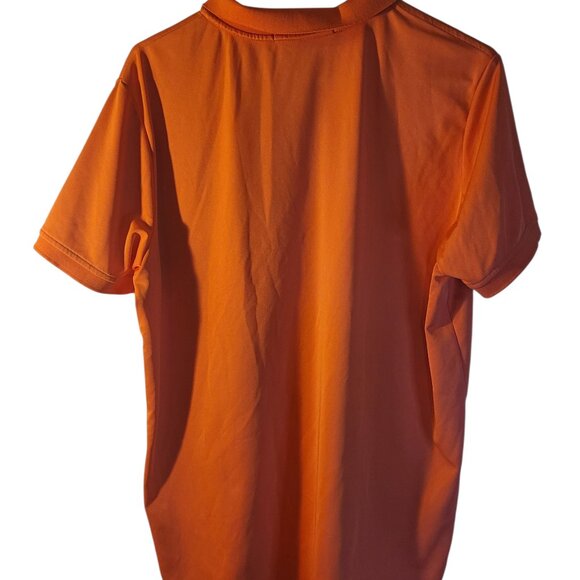 Men's Us Polo Assn Orange Polo Shirt Large - Picture 2 of 11